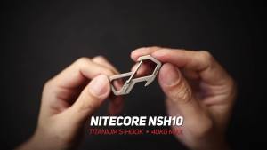 Nitecore NSH10 Titanium Carabiner Snap Hook Multi-Tool