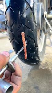 refill Isi 30 PCS ulang Cacing Karet Ban tambal Tubeless tubles lem Isi ulang Alat tambal ban cacing karet tubeless