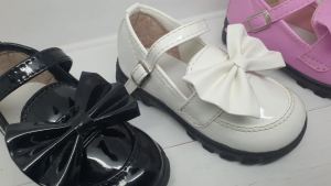 Sepatu FASHION Slip On Anak Perempuan Glossy / Sepatu Balet Pesta Tali Anak Cewek Variasi Pita Lucu / Sepatu Balita Slip On Loafers Anak Wanita Cantik / Sepatu Anak Baby Fashion Trendy