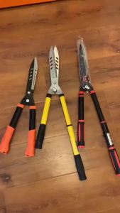 กรรไกรแต่งสวน กรรไกรทำสวน ที่จับยืดไสลด์ กรรไกรตัดหญ้า คมมาก ตกรรไกรตัดกิ่ง ด้ามยาว ยืดได้ ปรับความยาว56-73cm