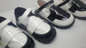 Sepatu Slip on Anak Perempuan Fashion Trendy / Sepatu Balet Pesta Anak Cewek Warna Kombinasi Cantik / Sepatu Balita Slip On Loafers Tali Kancing Anak Wanita Lucu / Flat Shoes Anak Balet Pesta Modis