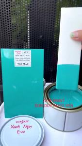 Sơn màu xanh sm evo - Sơn lacquer 1k - lon 500g