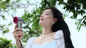 Quạt mini Goojodoq Quạt cầm tay có thể sạc lại với 4000mAh sạc nhanh 1.5h điều chỉnh mức 100 Level cho sử dụng ngoài trời mini fan turbo