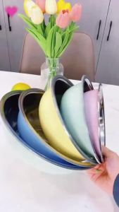 WE 2152 = 炫彩5色不锈钢碗 Colorful 5-color stainless steel bowl