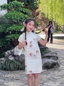 +LITTLE MUSHROOMS+ KIDS CHILDREN GIRL CHINESE NEW YEAR TRADITIONAL COSTUME QIPAO CHEONGSAM CNY RACIAL HARMONY 2024 NEW |