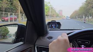 WEITI P17 OBD+GPS Dual System Car Head Up Display GPS HUD Gauge Digital OBD2 meter Car Speedometer Water & Oil temp RPM Meter