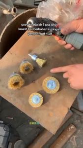 PROMO YUKIDO Paket 5pcs/3pcs Mata Bor & Sikat Kawat