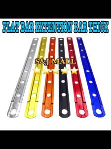 Motorcycle Universal Flat Bar Thick Aluminum Extension Bracket