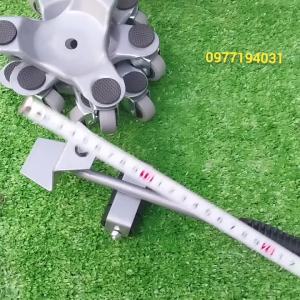 Bộ 4 bánh xe thép xoay 360đ di chuyển nâng đẩy vật nặng chịu lực đến 300kg-Hàng nội địa Trung siêu bền