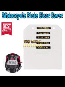 1pcs Clear Protector Fits LTO Issued Motorcycle License Plate Protector/License Plate Cover HONDA/YAMAHA/Kawasaki/SUZUKI