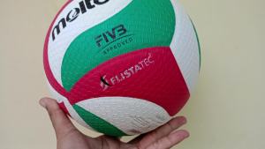 Bola Voli Molten F5M-5000 Size 5 Original Super Volley Ball Free Pompa Pluit Support Tournament