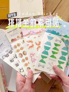 BZS Creative Japanese Style Cute Patterns Index Stickers DIY Decorations Journal Scrapbooking Bookmark Deco Tag Labels