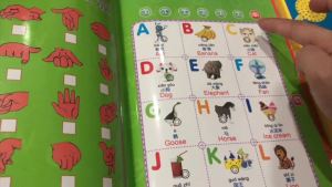 Kids Early Learning Audio Book Chinese English Educational Preschool Bilingual Book