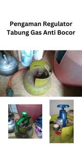 Pengaman Regulator Gas 3kg 55kg 12kg Pengunci Regulator Tabung Gas Anti Bocor