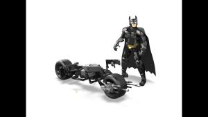 LEGO Super Heroes 76273 Baan Construction Figure and the Bat-Pod Bike (713 Pieces) Super Heroes Toys (12 Tahun+)