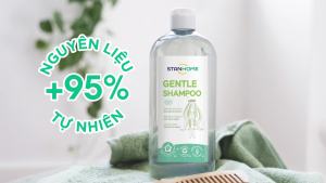 Dầu gội làm sạch dưỡng ẩm cho tóc suôn mượt bóng khỏe Stanhome Gentle Shampoo 740ml
