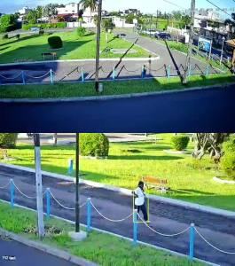 DcMonster กล้องวงจรปิดแบบโซล่าเซลล์ใส่ชิม4Gได้ IP Camera WIFI 8MP เลนส์คู่สองภาพแสดงพร้อมกัน ไม่ต้องเสียบไฟ ไม่ต้องเชื่อมต่อไวไฟ แอฟV380Pro