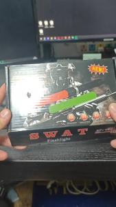 Senter POLICE Swat 2 cone FlashLight LED DHITAM