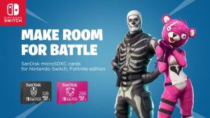 Sandisk Nintendo®-Licensed Memory Card For Nintendo Switch™ Fortnite Edition ~ 128GB & 256GB