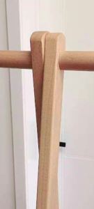 Foldable Hanger Solid Wood Multifunctional Wooden Clothing Rack