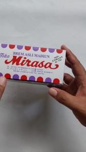 Brem Madiun Mirasa Rasa Coklat Isi 5Lempeng Oleh Oleh Khas Kota Madiun