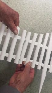 【Ready Stock】Plastic Fence Home Living Decorative Gardening Stand For Plant Rack Gate Border Design