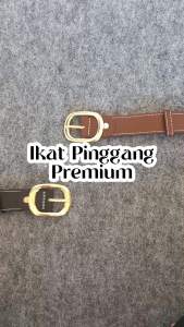 Ikat Pinggang Belt Wanita Bahan Polyurethane Premium Belt Fashion Tebal Berkualitas PU02 Kekinian