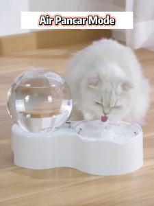 POODEE Pets 2.3L 3PIN Pet Water Fountain Cat Water Bowl Water Dispenser Automatic Circulate Dog Water Feeder Mute Smart Bowl
