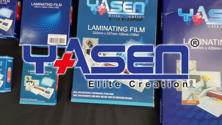 Yasen 100 Sheets Laminating Film Adhesive A4/A3 Size | Letter | Legal ...