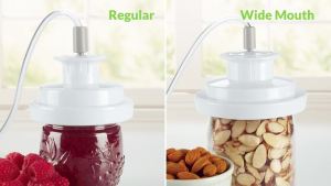 FoodSaver® Regular Jar Sealer | Vacuum Seal Mason Jars | Wide-Compatibility Accessory