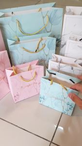 💚 Simple Elegant Paper Gift Bag💚 Hard Thick Door Gift Goodies Bag Wedding Kahwin Kenduri Beg Kertas Shopping 婚礼品礼物袋子