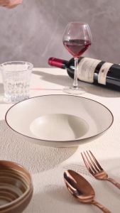 Brewsuniq - Pescara Pasta Bowl 9" - Indigo / Mangkok Makan Cantik Unik Estetik Minimalis