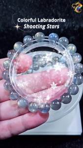 Graduation Grade Colorful Labradorite Shooting Stars Bracelet