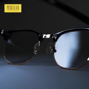 Peculiar Clubmaster Square Frame Fashion Glasses Anti-Radiation Computer Eyewear Replaceable Lenses for Men and Women