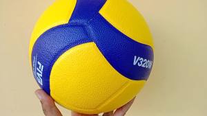 Bola Voli Original 100% Asli Mikasa V320W Empuk Voley Ball Tournament Bonus FInger Support