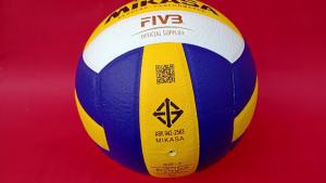 Bola Voli Original 100% Asli Mikasa MV210 Empuk Voley Ball Bola Poli Bonus Finger Support
