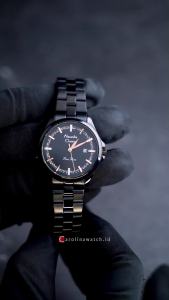 Jam Tangan Wanita Alexandre Christie Passion AC 2A76 LDBIPBARG Black Dial Black Stainless Steel Strap