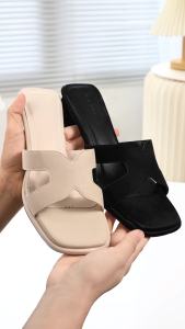 Dép cao gót MWC G049 - Dép Cao Gót Chữ H Da Tổng Hợp Cao Cấp Gót Vuông 5CM Thanh Lịch Thời Trang