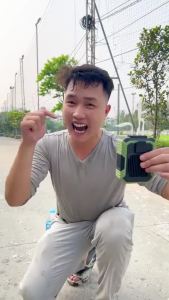 Quạt Điều Hòa Mini Tirek F49 Đeo Thắt Lưng- Tích Hợp Sạc Dự Phòng 5.000mAh - Sử Dụng Lên Tới 10 Giờ - 3 Chức Năng Quạt Đèn Pin Sạc Dự Phòng