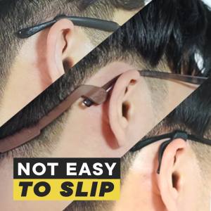 Peculiar TTS05 Silicon Rubber Fashion Eyeglass End Tips Anti Slip Ear Grip