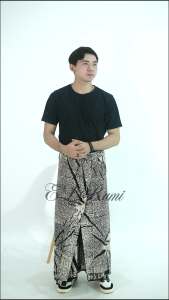Sarung Batik Cap Tulis Elrumi Eksklusif Terlaris Motif Titik Astrak