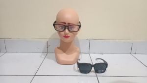 Kacamata Hitam Double Lapis Ganda: Pelapis Frame Kacamata Minus Bening Kaca Mata Plus & Fashion Clip On Sunglasses Pria Wanita