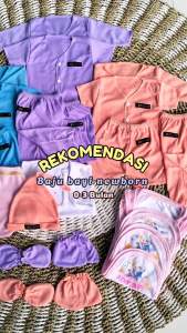26Pcs Baju bayi baru lahir paket lahiran newborn 0-3 Bulan Serian Cewek