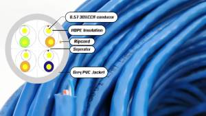Glink GLG6001 GOLD (แพ็คคู่) สายแลน CAT6 UTP CABLE 100M INDOOR รับสมัครดีลเลอร์ทั่วประเทศ