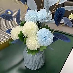 【Ready Stock】1PCS-Dandelion Flower Ball Simulation Road Cited Artificial Flower Wall Fake Flower Home Decoration Wedding Holding Flower