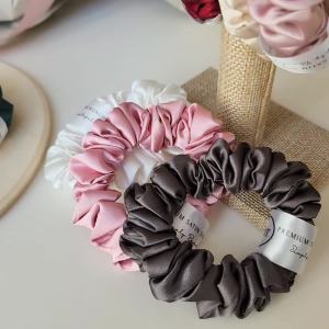 Premium Satin Scrunchies High Quality For Hair Care Soft and Smooth Midi 2cm Collection Gift Ideas Hair Accessories