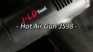 JLD Hot gun pemanas stiker 1500W Blower pemanas J598 Heat gun pemanas 300/500 Derajat 2 Tingkat Panas listrik Hot air gun pemanas  Pemanas skotlet motor Hot air gun pemanas Alat kejut listrik jaga diri Pemanas Plastik/es/ cat/lem