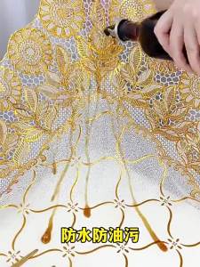 PVC Table Cloth 6 Seaters Rectangular Table Cloth Cover 8 Seaters Waterproof Tablecloth Anti-slip Wear-Resistant Dustproof and High-Temperature Resistant 80/180/200/240CM