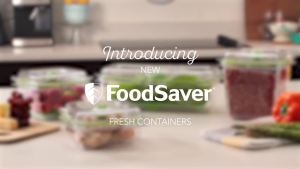 FoodSaver® 4-Piece Fresh Container Set | Vacuum Seal Food Storage | BPA-Free & Stackable