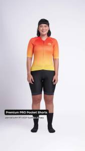 Bizkut Premium Pro Cycling Shorts 3D Gel Padded with Pockets for Men & Women L3